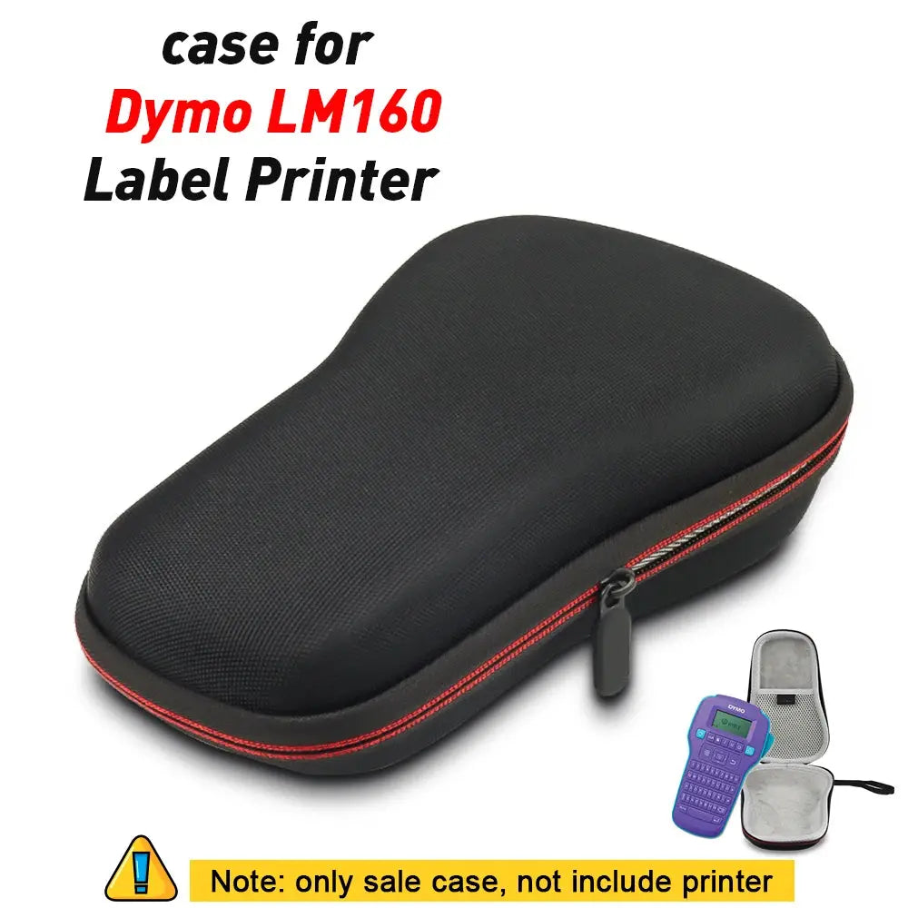 Portable Printer Case for Dymo LabelManager LM160 Label Printer Case Dymo LM160 Printer Bag Waterproof Shockproof Case with Tape Smart_Life_Tech