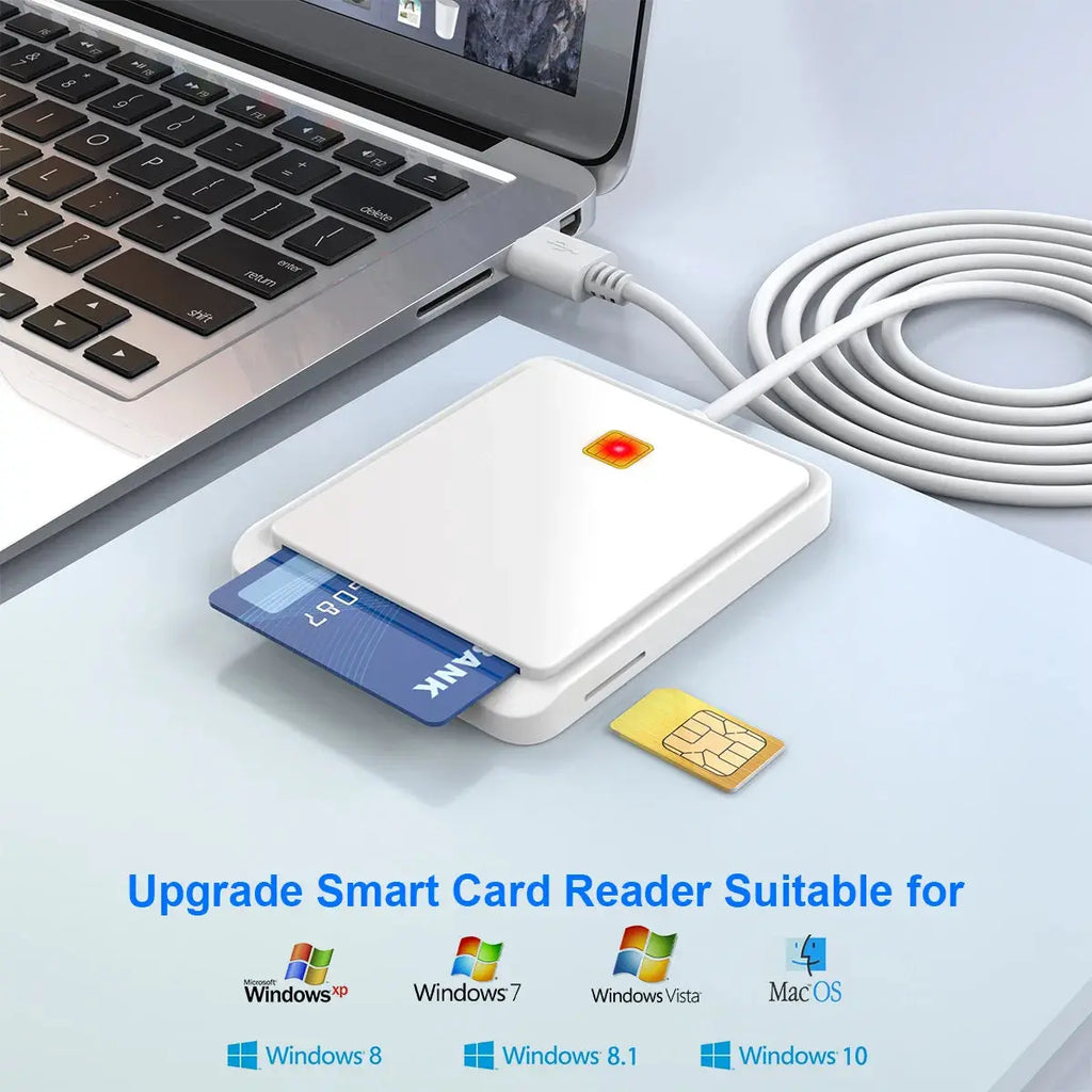UTHAI CR317 Multifunctional Smart Card SIM Smart Card Reader Tax Declaration CAC ID Card Reader Combo Smart_Life_Tech
