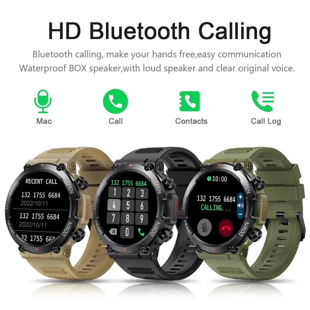 MEVADEN 1.39 inch HD Bluetooth Call Smart Watch Men Sports Fitness Tracker Heart Monitor 400mAh Smartwatch For Android IOS MD56 Smart_Life_Tech