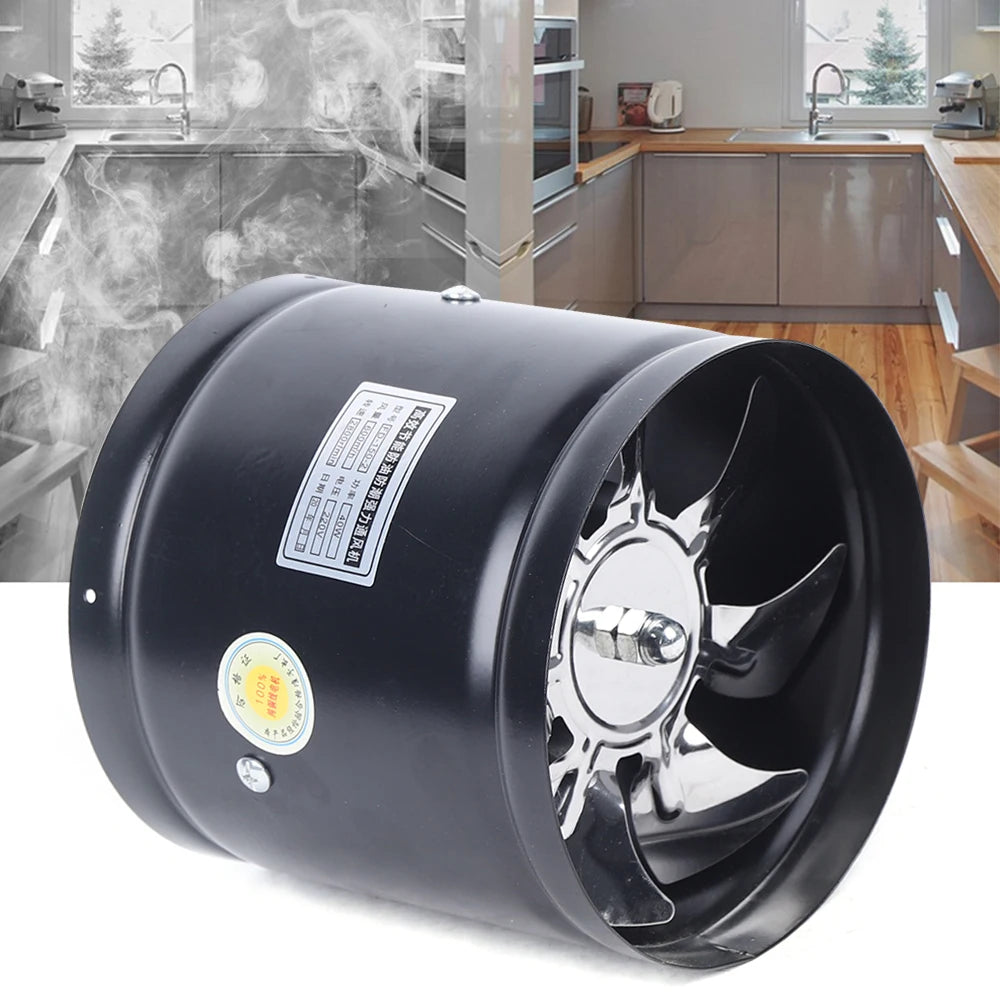 220V 150mm High Speed Exhaust Fan Household Air Ventilator Kitchen Bathroom Ceiling Silent Exhaust Fan Corrosion Resistance