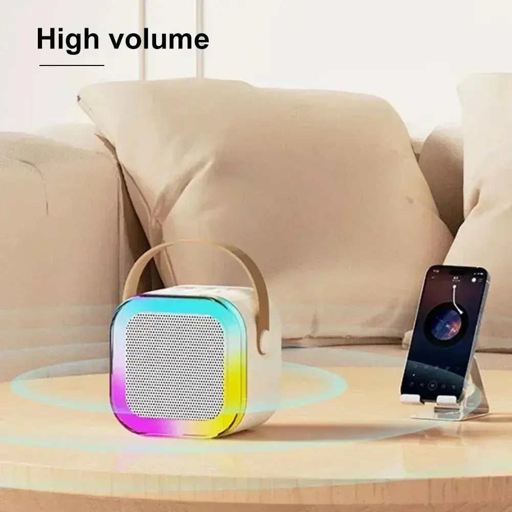 NEW Hot K12 Bluetooth Speaker Portable Home Cute Karaoke Mini Wireless Audio with Microphone K Song Family Singing Machine Smart_Life_Tech