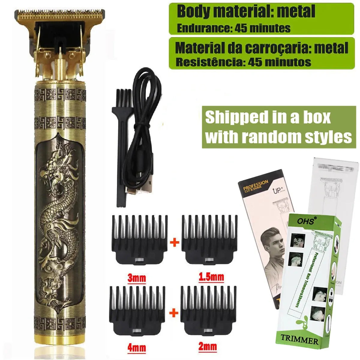 T9 Hair Clipper Repair Beard Shaving Body Hair Trimmer Clippers Electric Machine Men Haircut Machine 0mm Barber Shaver Smart_Life_Tech