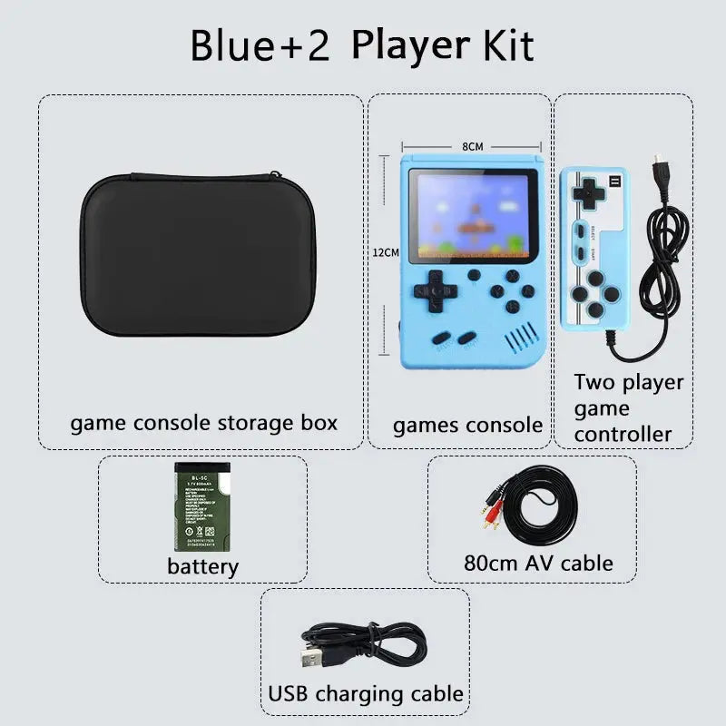 Built-in 500+ Classic arcade retro games Console for TV 5 inch Video Game Handheld Game Player for Game boy two player games Smart_Life_Tech