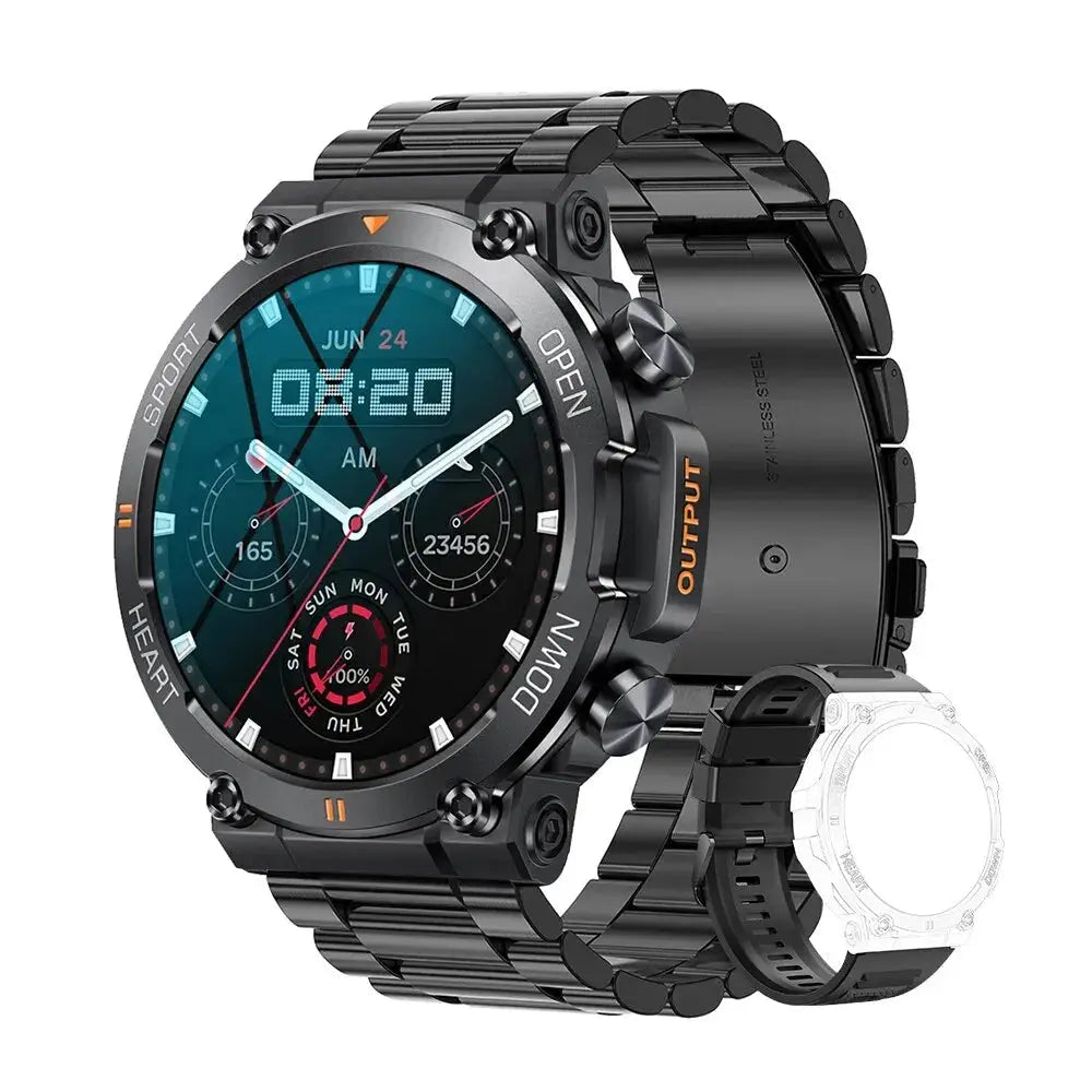 MEVADEN 1.39 inch HD Bluetooth Call Smart Watch Men Sports Fitness Tracker Heart Monitor 400mAh Smartwatch For Android IOS MD56 Smart_Life_Tech