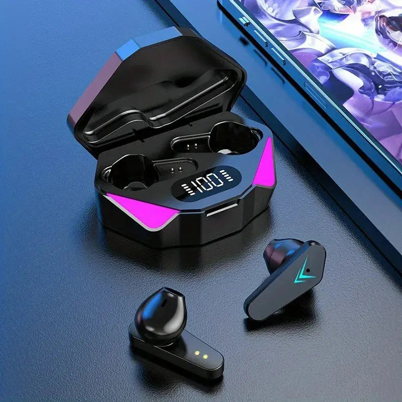 TWS Wireless Bluetooth Headset LED Display Gamer Earbuds with Mic Wireless Headphones Noise Cancelling Bluetooth Earphones X15 Smart_Life_Tech