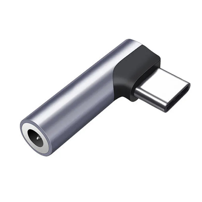 Type-C To 3.5mm Headphone Adapter Usb C Audio Earphone Adapter Right Angle HIFI Wired Headset Type C Converter Smart_Life_Tech