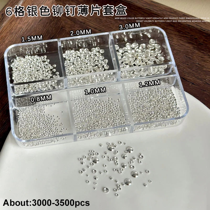Ribbon Pearl Ball Nail Art Accessories Decorations Tools