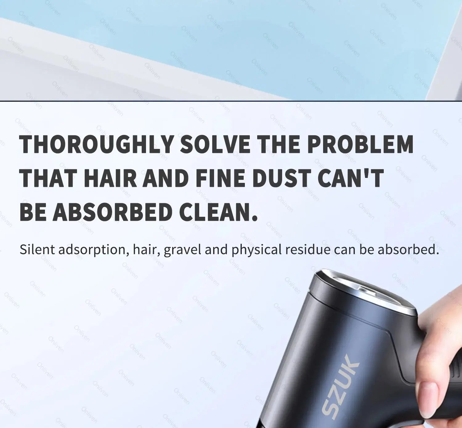 SZUK 2025 Car Vacuum Cleaner New Mini Vacuum Cleaner Strong Suction Wireless Portable Cleaner Handheld vacuum Cleaner for car Smart_Life_Tech