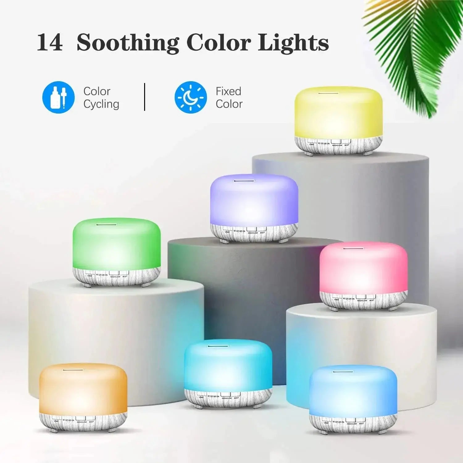 Air Humidifier Essential oil Diffuser 500ML Ultrasonic Cool Mist Maker Fogger USB Humidifier LED Lamp Aroma Diffuser Electric ﻿ Smart_Life_Tech