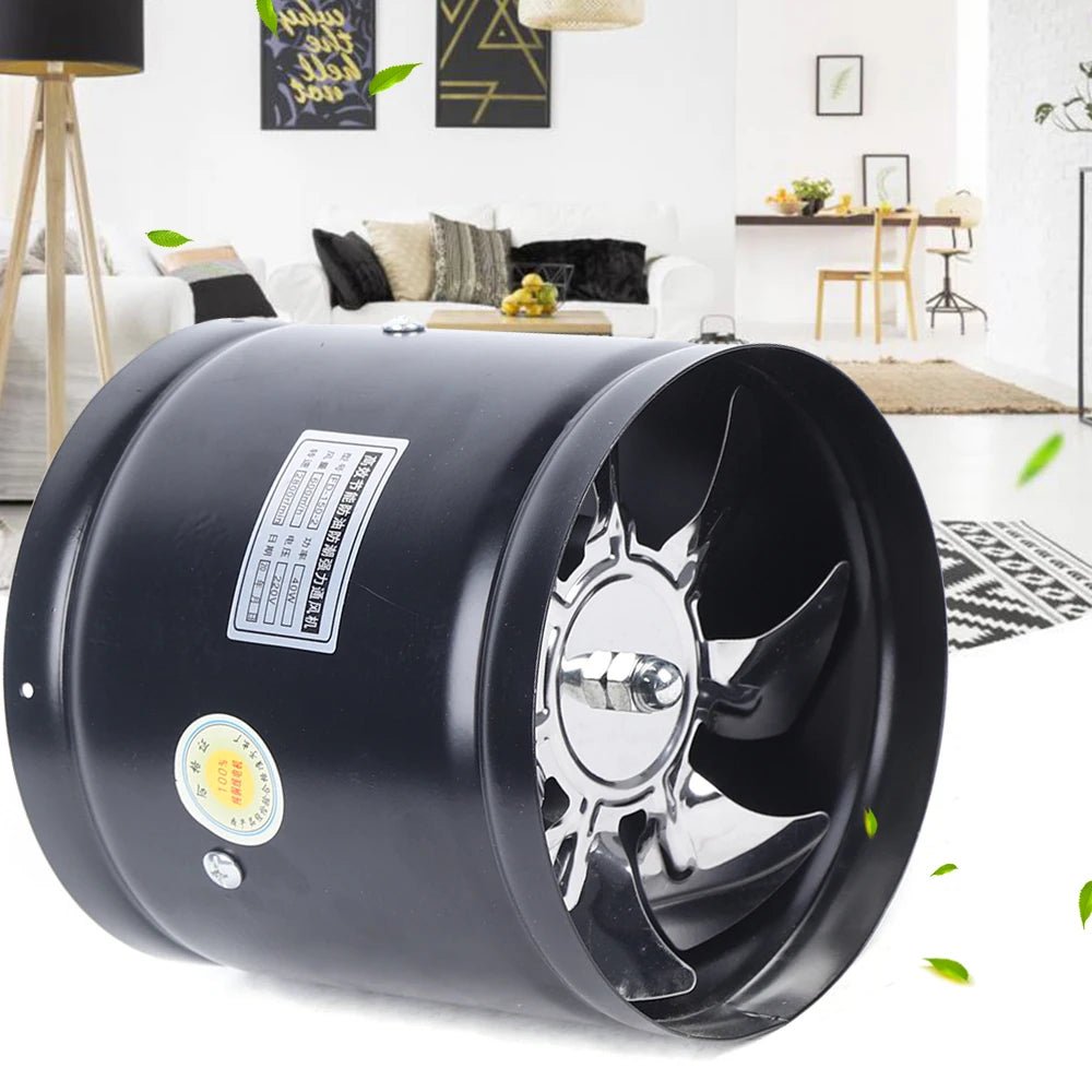 220V 150mm High Speed Exhaust Fan Household Air Ventilator Kitchen Bathroom Ceiling Silent Exhaust Fan Corrosion Resistance