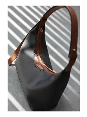 New Arrival Underarm Bag Women Genuine Leather Crossbody Bag Fashion Female Nylon Handbag Luxury Messenger Purses