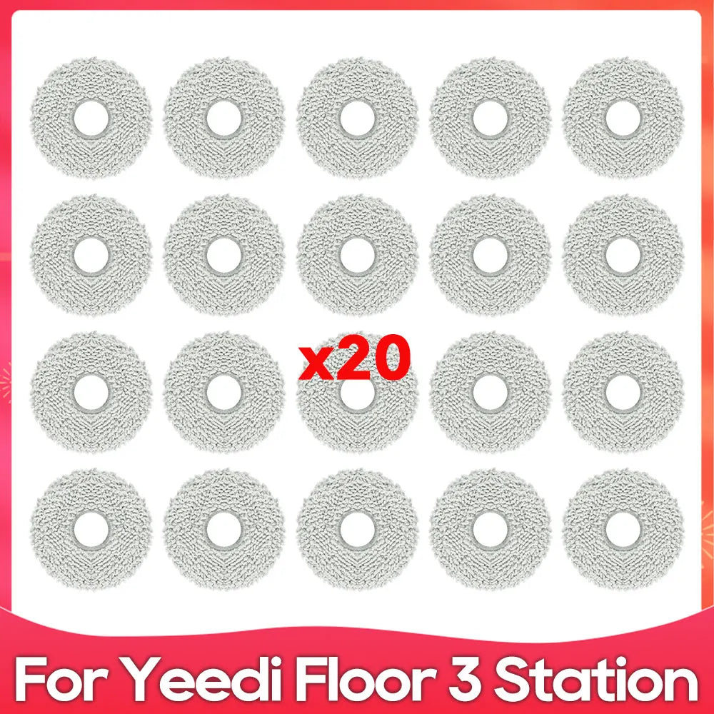 Compatible For ( Yeedi Floor 3 Station ) Robot Vacuum Cleaner Spare Parts Accessories Main Side Brush Mop Rag Cloth