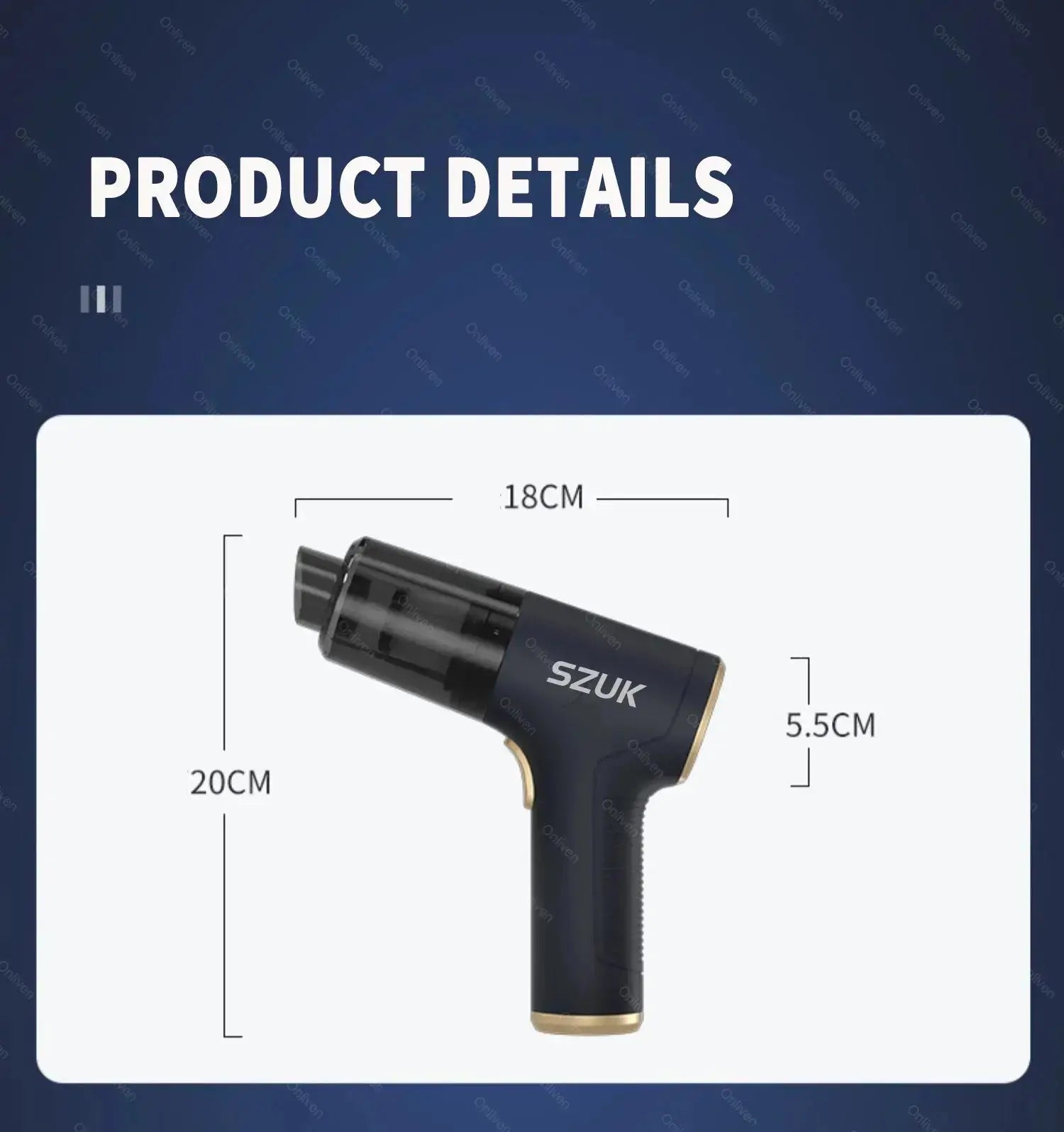 SZUK 2025 Car Vacuum Cleaner New Mini Vacuum Cleaner Strong Suction Wireless Portable Cleaner Handheld vacuum Cleaner for car Smart_Life_Tech
