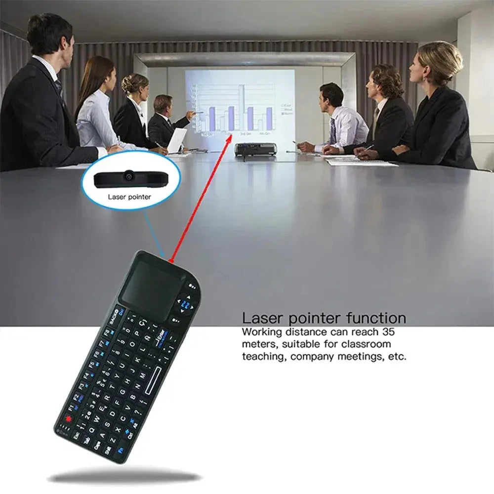A8 Mini Wireless Keyboard 2.4G 7 Color Backlit 3 in1 Handheld Keyboard with Touchpad Air Mouse for Android TV Box PC Tablet Smart_Life_Tech