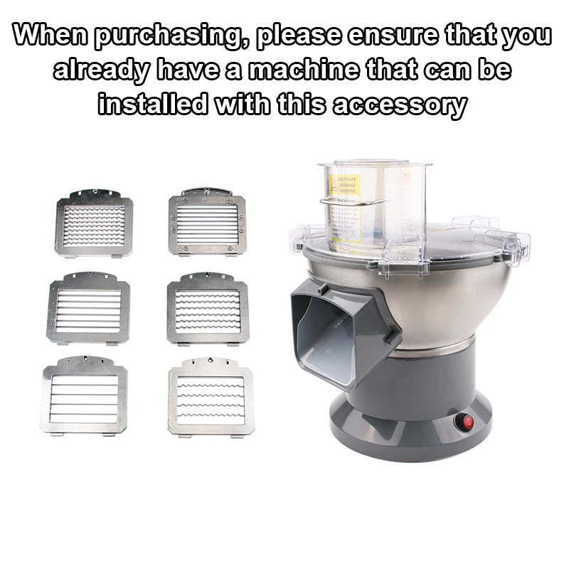 Electric Vegetable Carrot Slicer Accessory Replacement Potato Strips Cutting Blade Kit Cucumber Carrot Slitting Knife Wave Shape