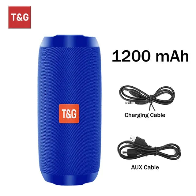 Bluetooth Speaker T&G TG117 Portable TWS Sound Box Waterproof Loudspeaker Outdoor Stereo Surround Speakers Support TF FM Radio Smart_Life_Tech
