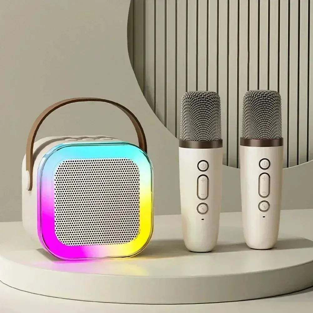 NEW Hot K12 Bluetooth Speaker Portable Home Cute Karaoke Mini Wireless Audio with Microphone K Song Family Singing Machine Smart_Life_Tech