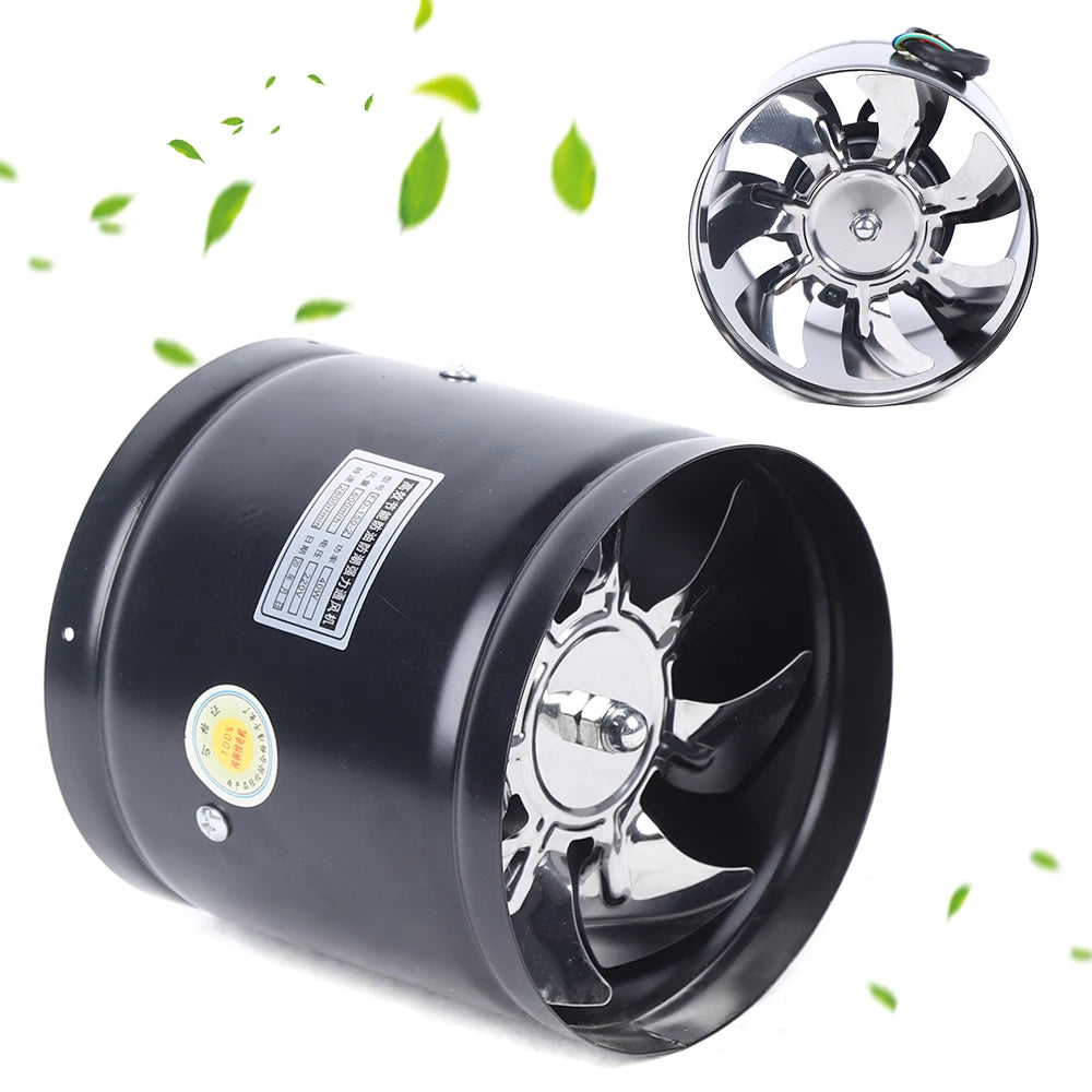 220V 150mm High Speed Exhaust Fan Household Air Ventilator Kitchen Bathroom Ceiling Silent Exhaust Fan Corrosion Resistance