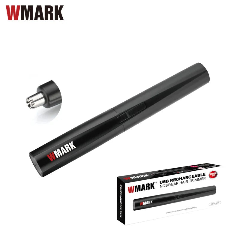 WMARK Nose Hair Trimmer Professional Ear Hair Trimmer Electric Eyebrow Waterproof 10000 RPM Mini Nose Trimmer for Man B81-NT003
