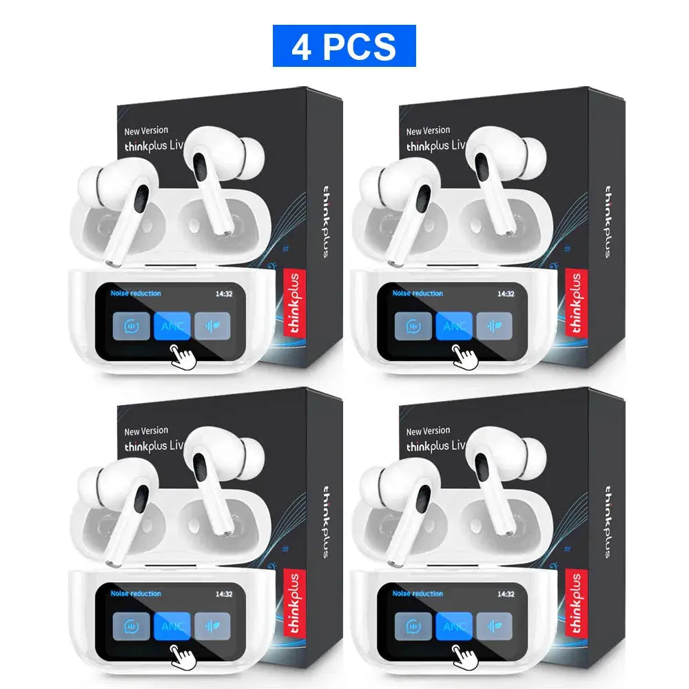 Original Thinkplus Wireless Bluetooth Earphones ANC Noise Reduction Earbuds HD Mic Call Gamer Headsets LED Touch Screen Control Smart_Life_Tech