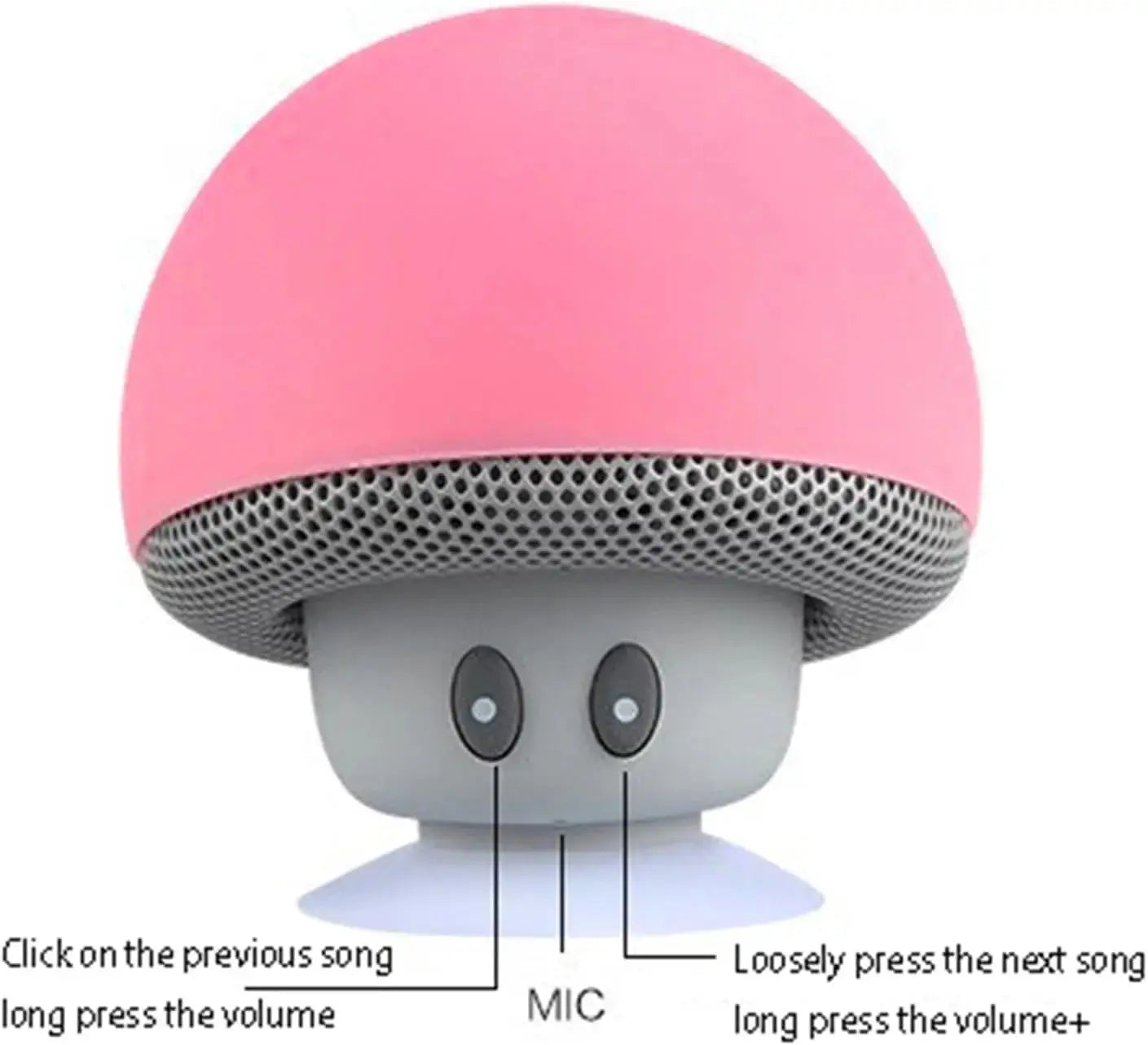 High Quality Wireless Bluetooth Speaker 30ft Wireless Range  Subwoofer With Suction CupSuitable for Cycling Picnic Outdoor Smart_Life_Tech