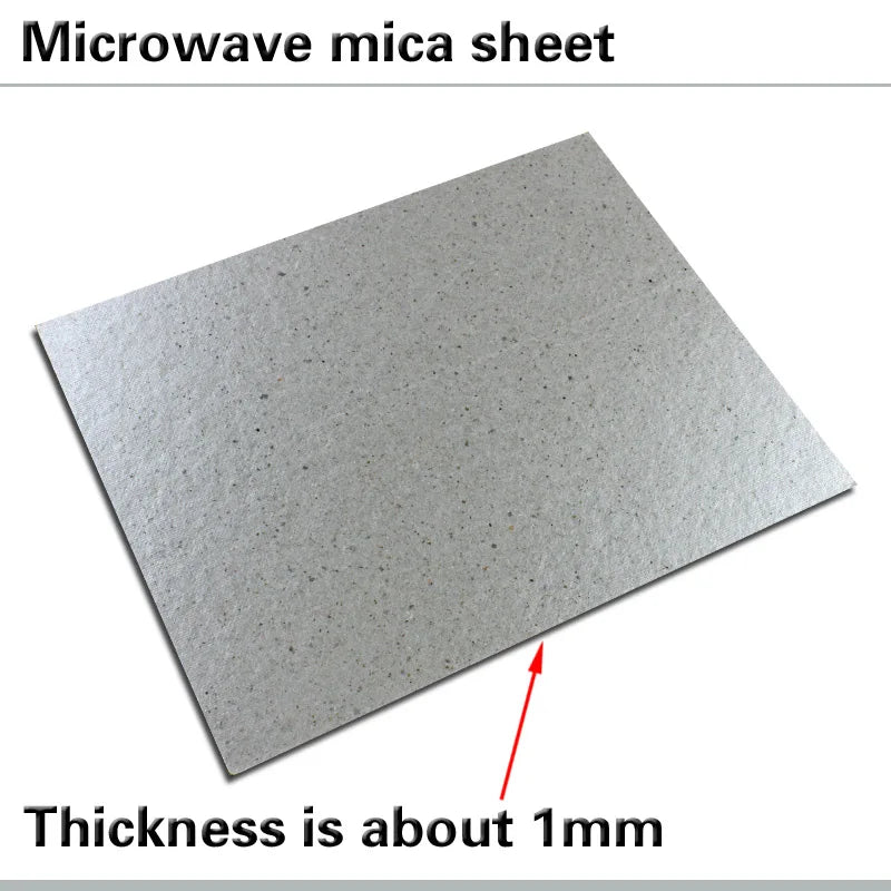 5 pieces Microwave Mica Sheet Universal Thickened Heat Insulation Board 12 * 15cm