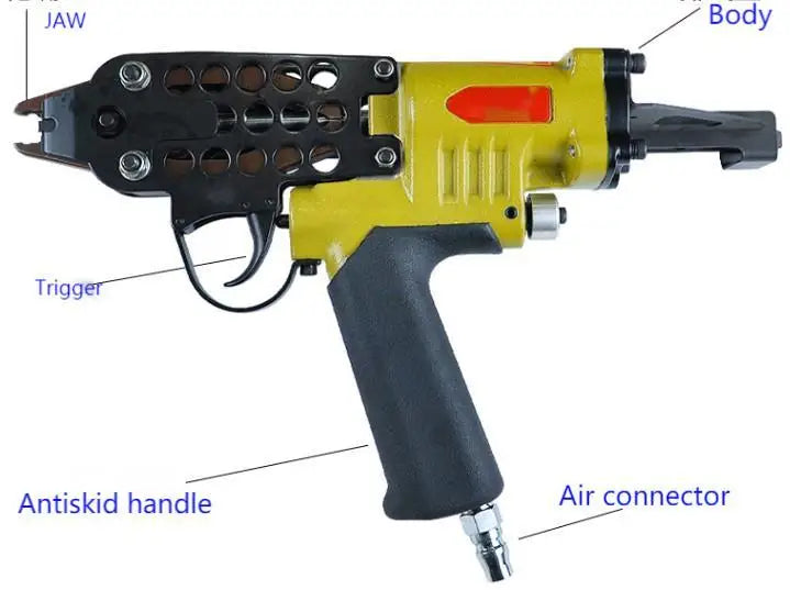 Alifix SC760C Pneumatic C-Ring Gun, Air Nail Gun , Hog Ring Plier , C-Ring Naier Original Authentic