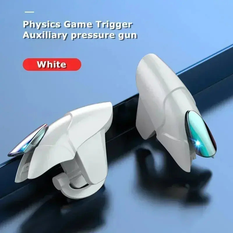 1Pair ABS Black Shark Mobile Phone PUBG Game Trigger Aim Shooting L1R1 Key Button Gamepad Joystick Controller for IPhone Android Smart_Life_Tech