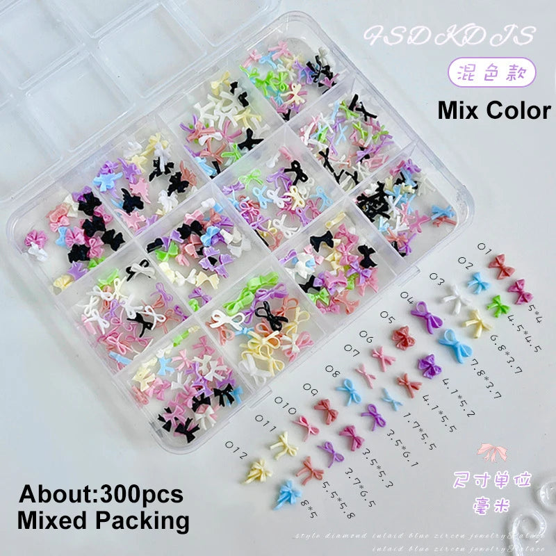 Ribbon Pearl Ball Nail Art Accessories Decorations Tools