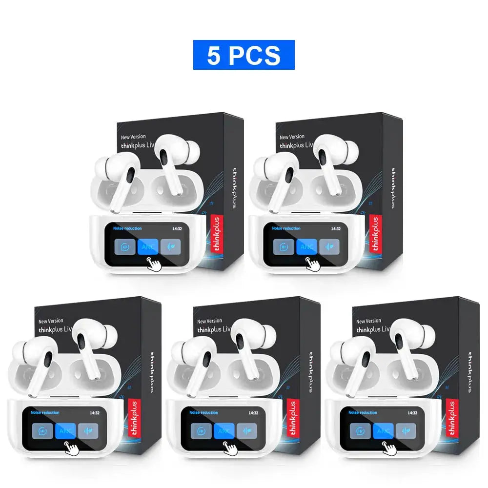 Original Thinkplus Wireless Bluetooth Earphones ANC Noise Reduction Earbuds HD Mic Call Gamer Headsets LED Touch Screen Control Smart_Life_Tech
