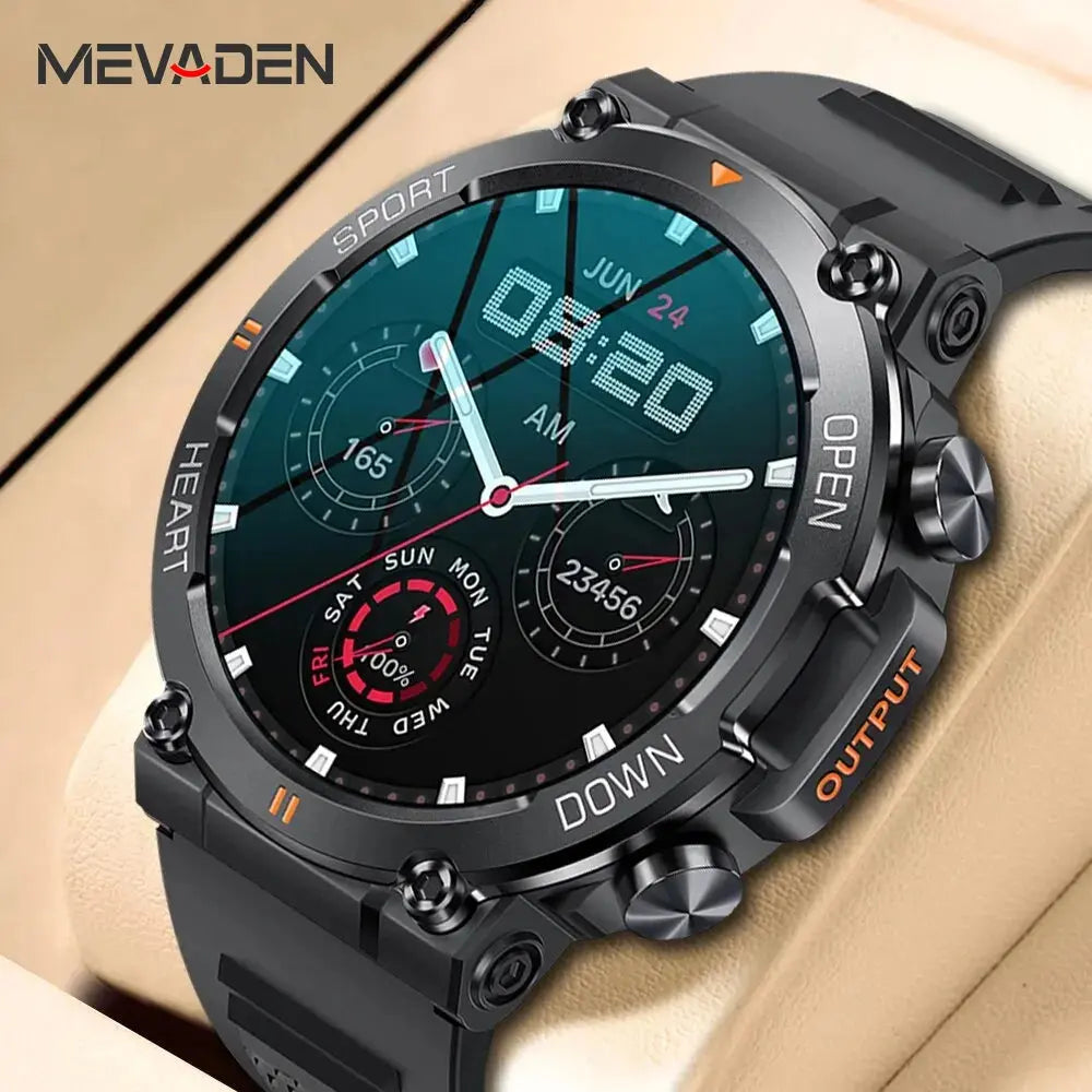 MEVADEN 1.39 inch HD Bluetooth Call Smart Watch Men Sports Fitness Tracker Heart Monitor 400mAh Smartwatch For Android IOS MD56 Smart_Life_Tech