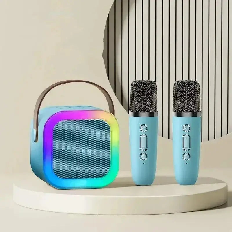 NEW Hot K12 Bluetooth Speaker Portable Home Cute Karaoke Mini Wireless Audio with Microphone K Song Family Singing Machine Smart_Life_Tech
