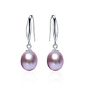 2025 New Arrivals Natural Freshwater Cultured Pearl Drop Earrings for Women 925 Sterling Silver Earrings Wedding Jewelry