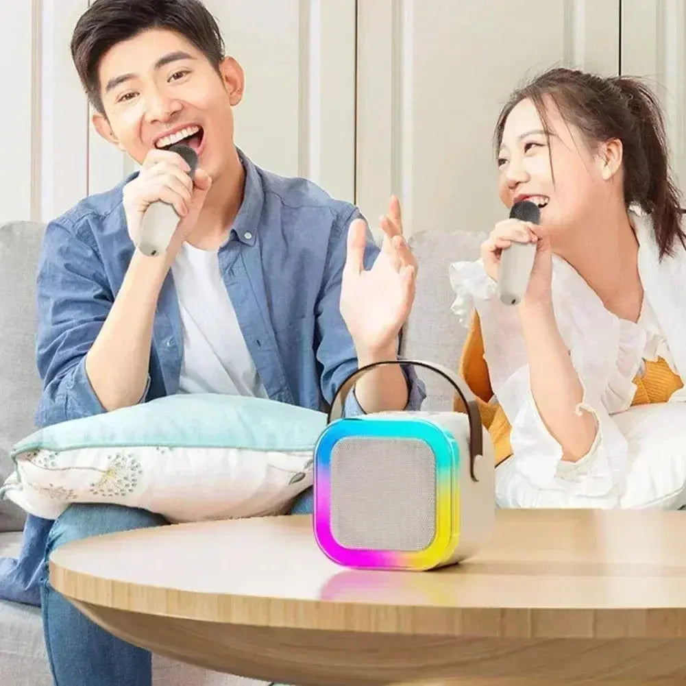 NEW Hot K12 Bluetooth Speaker Portable Home Cute Karaoke Mini Wireless Audio with Microphone K Song Family Singing Machine Smart_Life_Tech