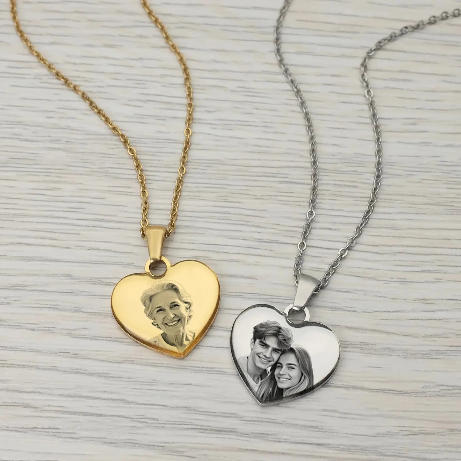 Picture Necklace Personalized for Women,Custom Photo Love Heart Projection Pendant,Customized Valentine's Day gift,gifts for mom Smart_Life_Tech