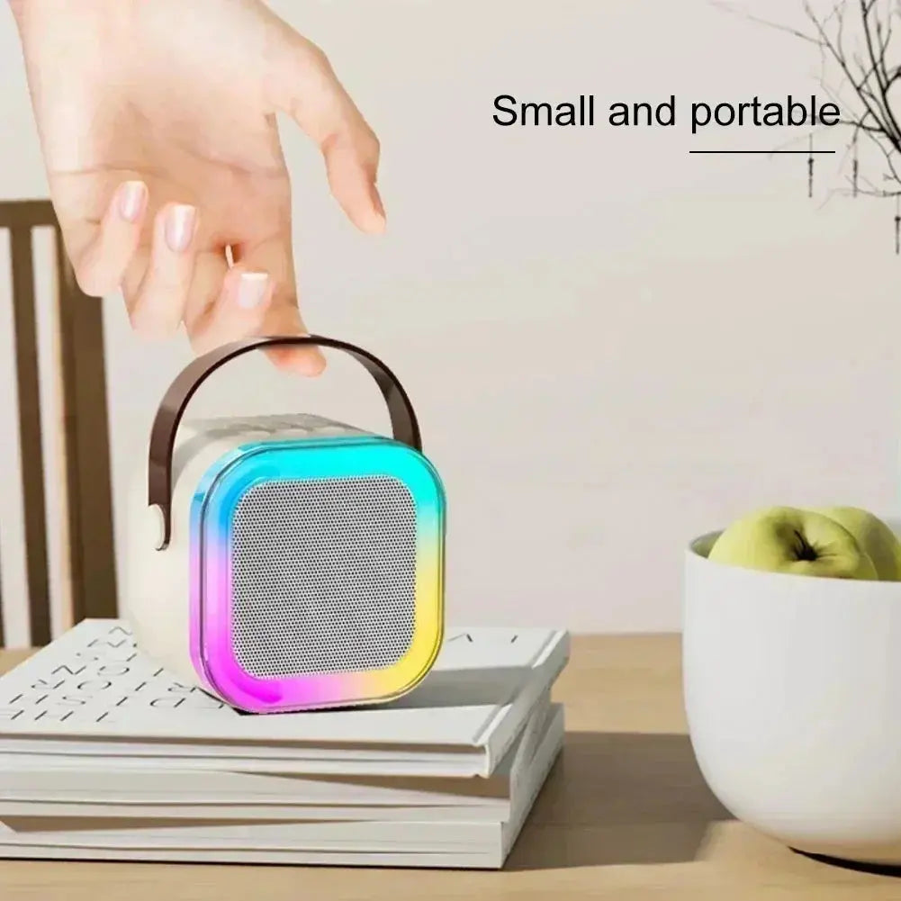 NEW Hot K12 Bluetooth Speaker Portable Home Cute Karaoke Mini Wireless Audio with Microphone K Song Family Singing Machine Smart_Life_Tech