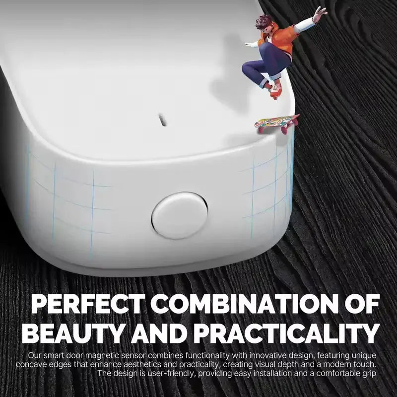MOES Tuya ZigBee3.0 Smart Window Door Gate Sensor Detector Door Sensor Security Alarm System Smart Life Tuya App Remote Control Smart_Life_Tech