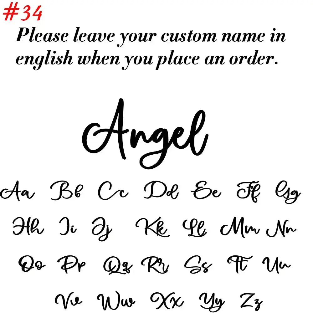 Custom Name Necklace for Women Personalised Cursive Letter Pendant Stainless Steel Jewelry Men Chain Choker Collar Personalizado Smart_Life_Tech
