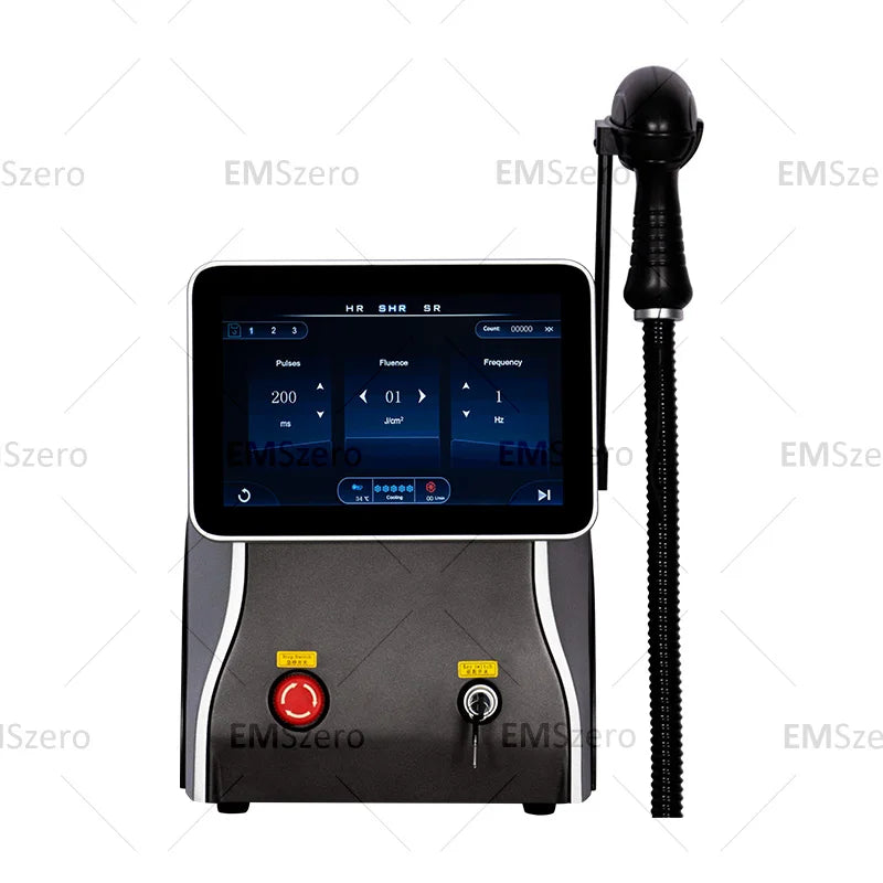 4500W Diode Laser Angel's Light Emerald Ice Platinum Cooling Head 3 Wavelengths 100J Permanent Painless Hair Removal Device