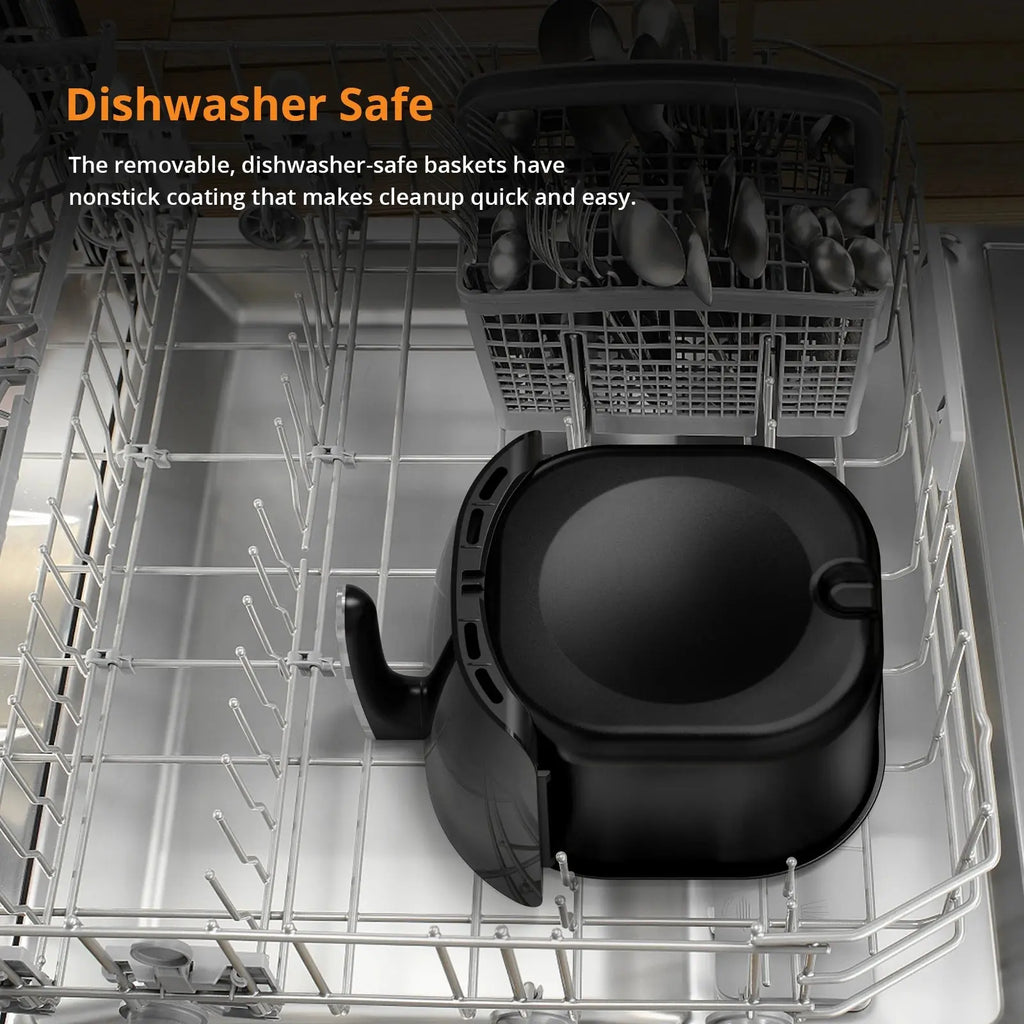 Air Fryer Oven Digital Large 7.7L Rapid Air Circulation,Air Fryers With Touch Screen Viewable Window Dishwasher Safe Accessories Smart_Life_Tech