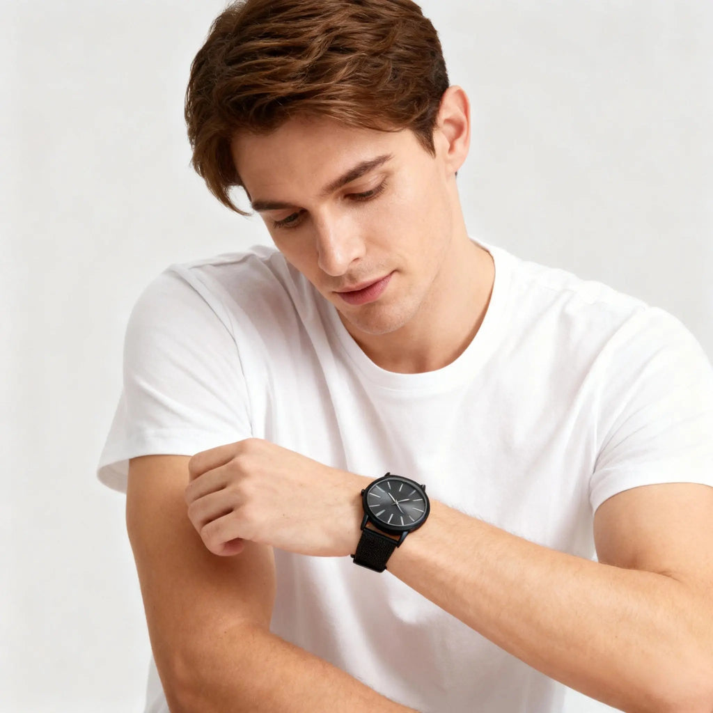 2025 Men Watches Top Brand Luxury Brown Leather Band Quartz Wristwatch Men's Casual Simple Watch Wrist Male Clock Reloj Hombre Smart_Life_Tech