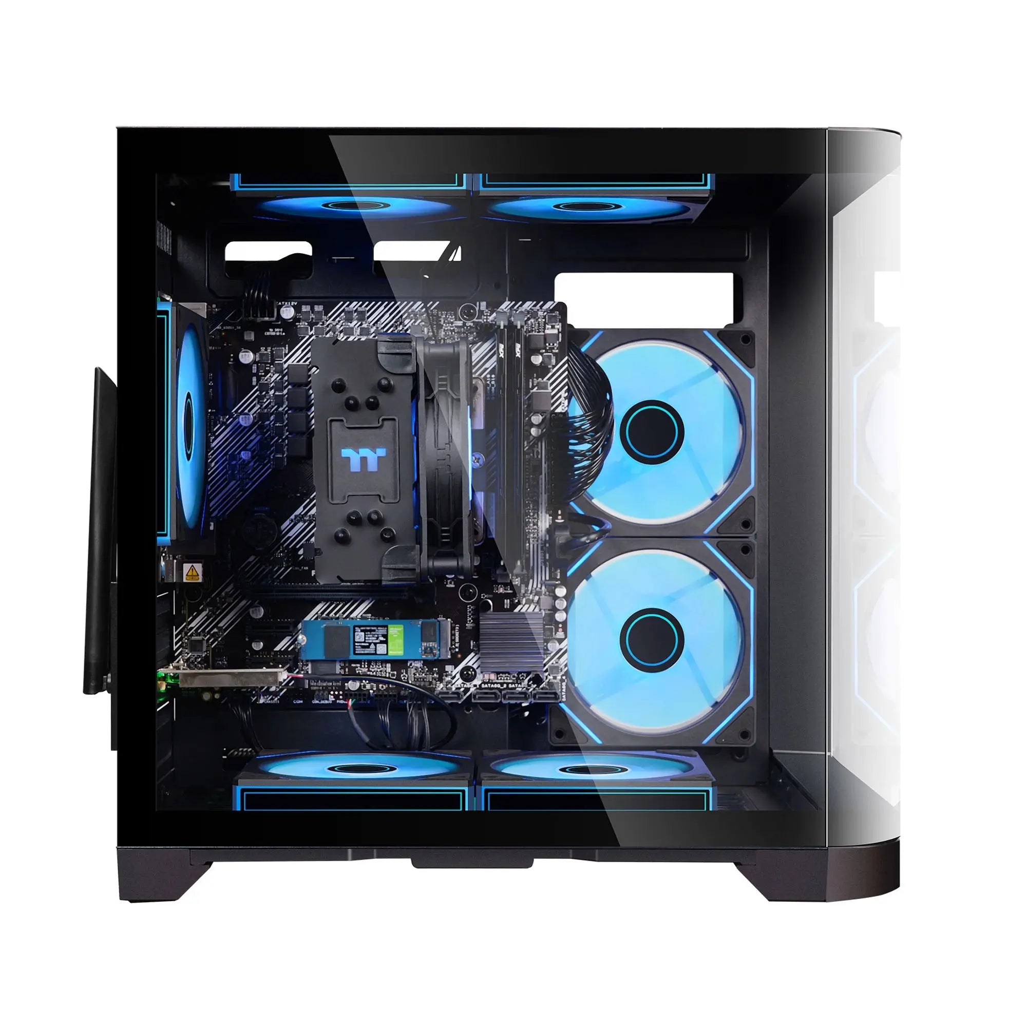 YEAH MAGIC Gaming Desktop AMD Ryzen 5 5600GT 3.9GHz 16GB(8G*2) DDR4 3200 1T NVME SSD ARGB 7 Fans Win 11 Home Gamer Desktop PC Smart_Life_Tech