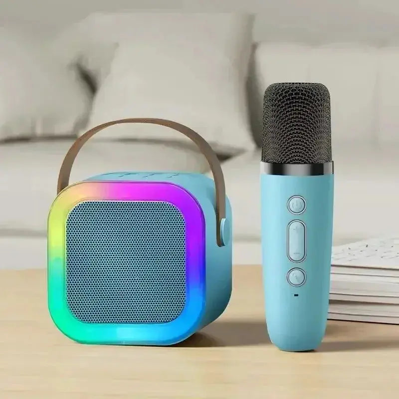 NEW Hot K12 Bluetooth Speaker Portable Home Cute Karaoke Mini Wireless Audio with Microphone K Song Family Singing Machine Smart_Life_Tech