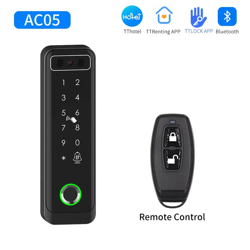 Multiple Platform TTlock TTHotel TTRenting Smart Lock Fingerprint & Face Recognition Access Control Keypad RFID IC Card Reader Smart_Life_Tech