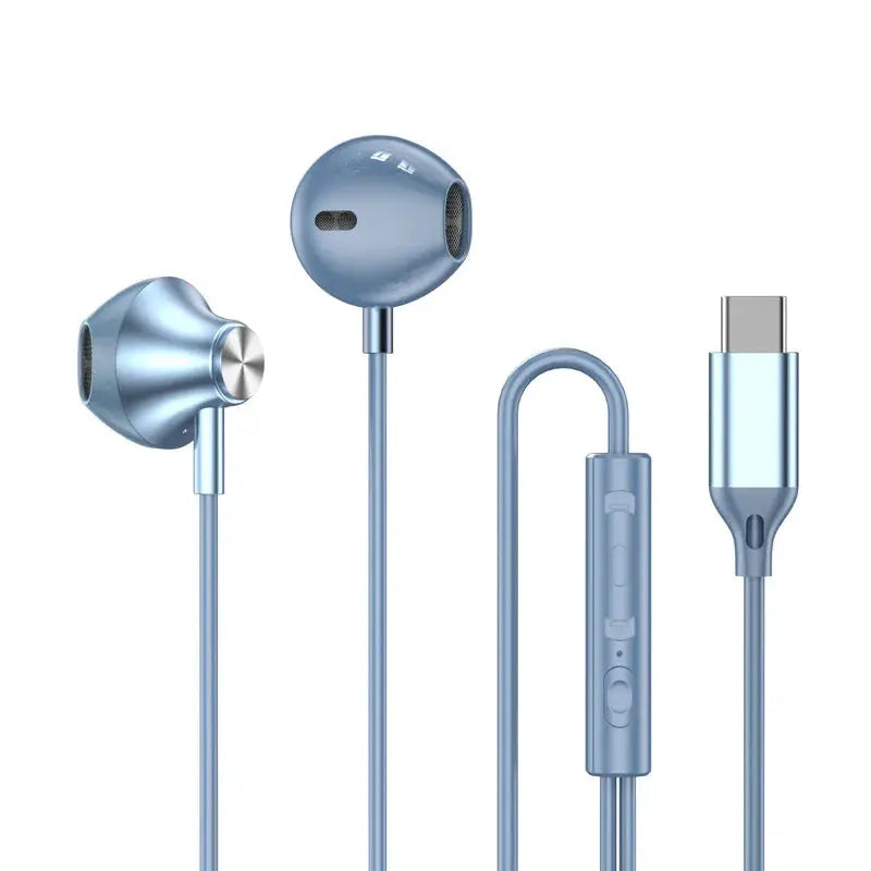 For Samsung Headphones HiFi Surround Sound In-ear USB Type C 3.5mm With wire control Wired Earplugs For Galaxy S24 S23 S22 Ultra Smart_Life_Tech