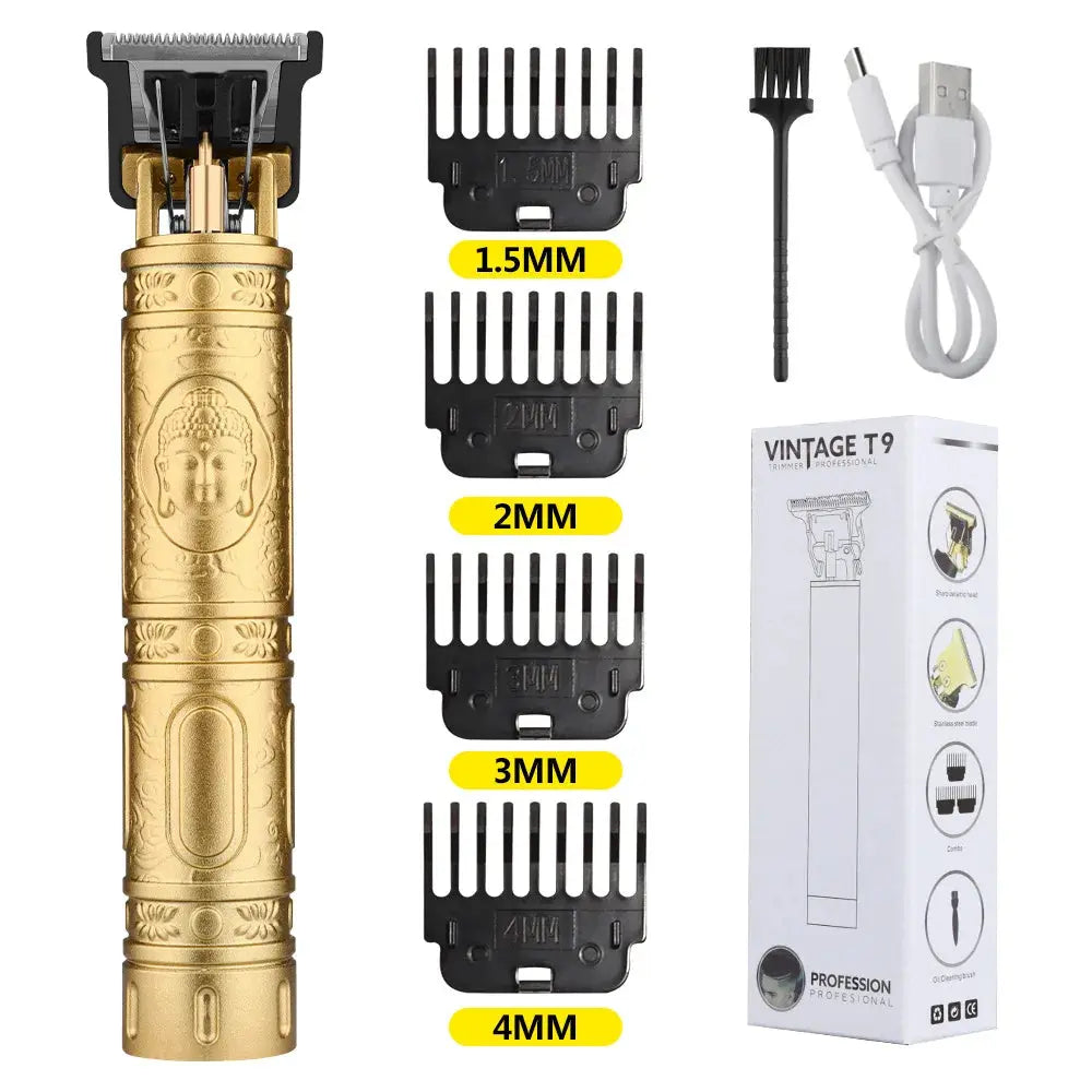 Retro T9 Original Haircutting Machine Set Jackets Trimmer Men's Electric Shaver Male Lence Pro Barber Shaver for Sensitive Areas Smart_Life_Tech