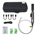 WDLUCKY 360° Two-Way Articulating Borescope Industrial Endoscope 3.9mm Car Sewer Inspection Camera with Light for  IOS Android Smart_Life_Tech