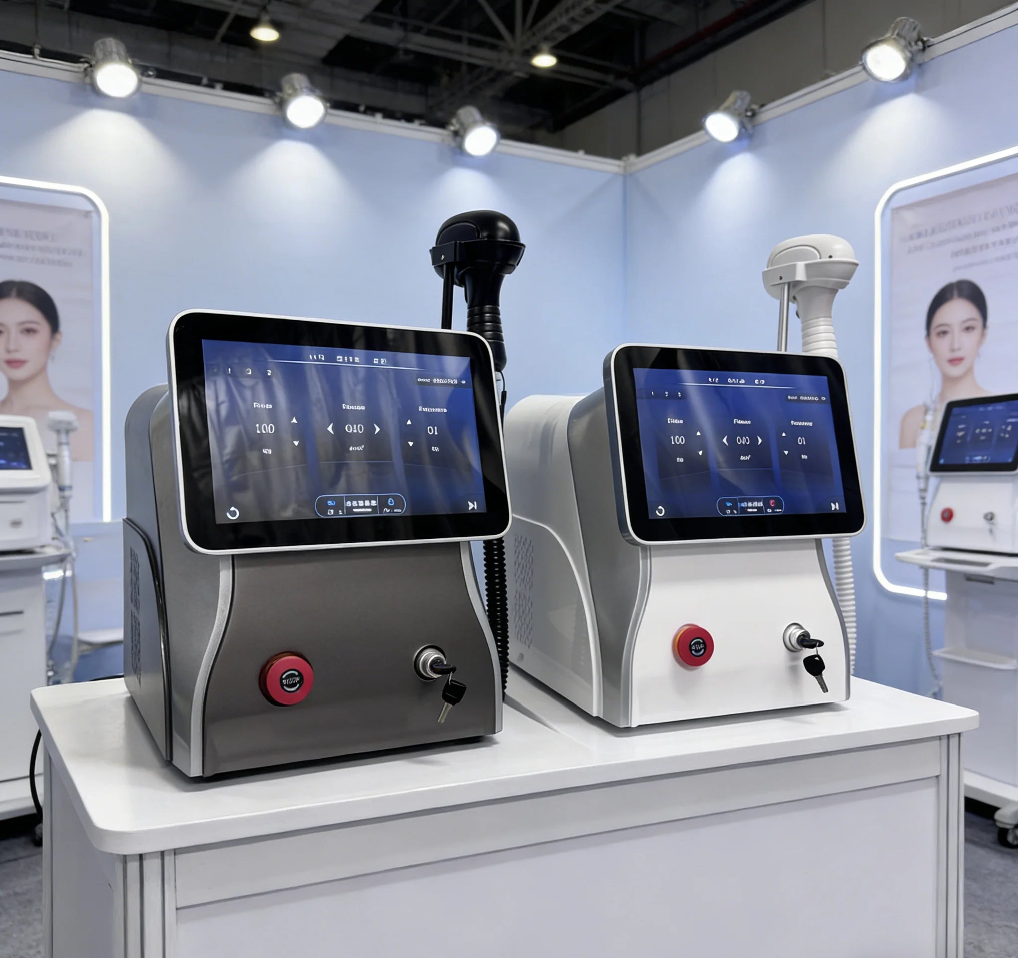 4500W Diode Laser Angel's Light Emerald Ice Platinum Cooling Head 3 Wavelengths 100J Permanent Painless Hair Removal Device