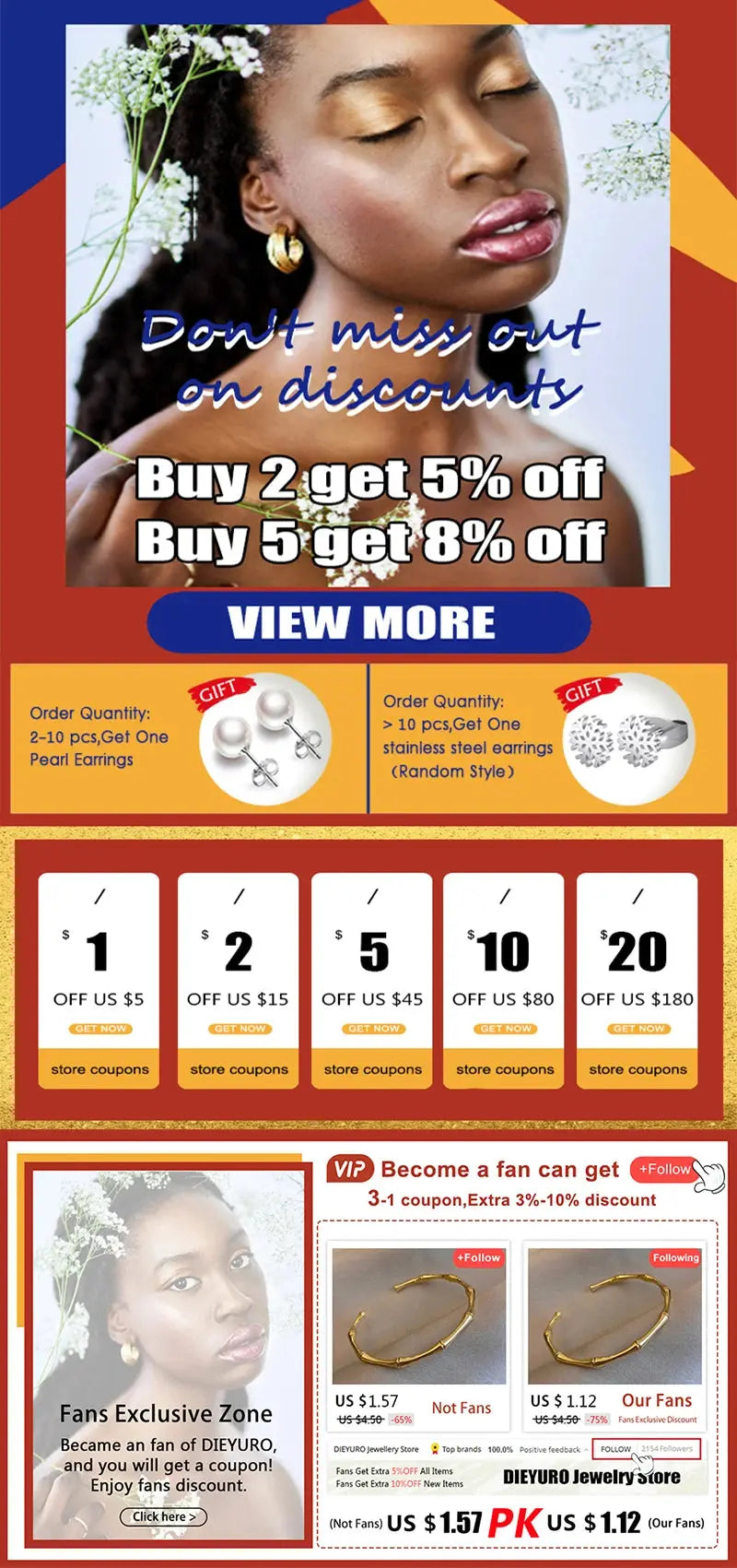 DIEYURO 316L Stainless Steel 3in1 Crossover Snake Chain Necklace Bracelets For Women Girl New Fashion Waterproof Jewelry Set Smart_Life_Tech