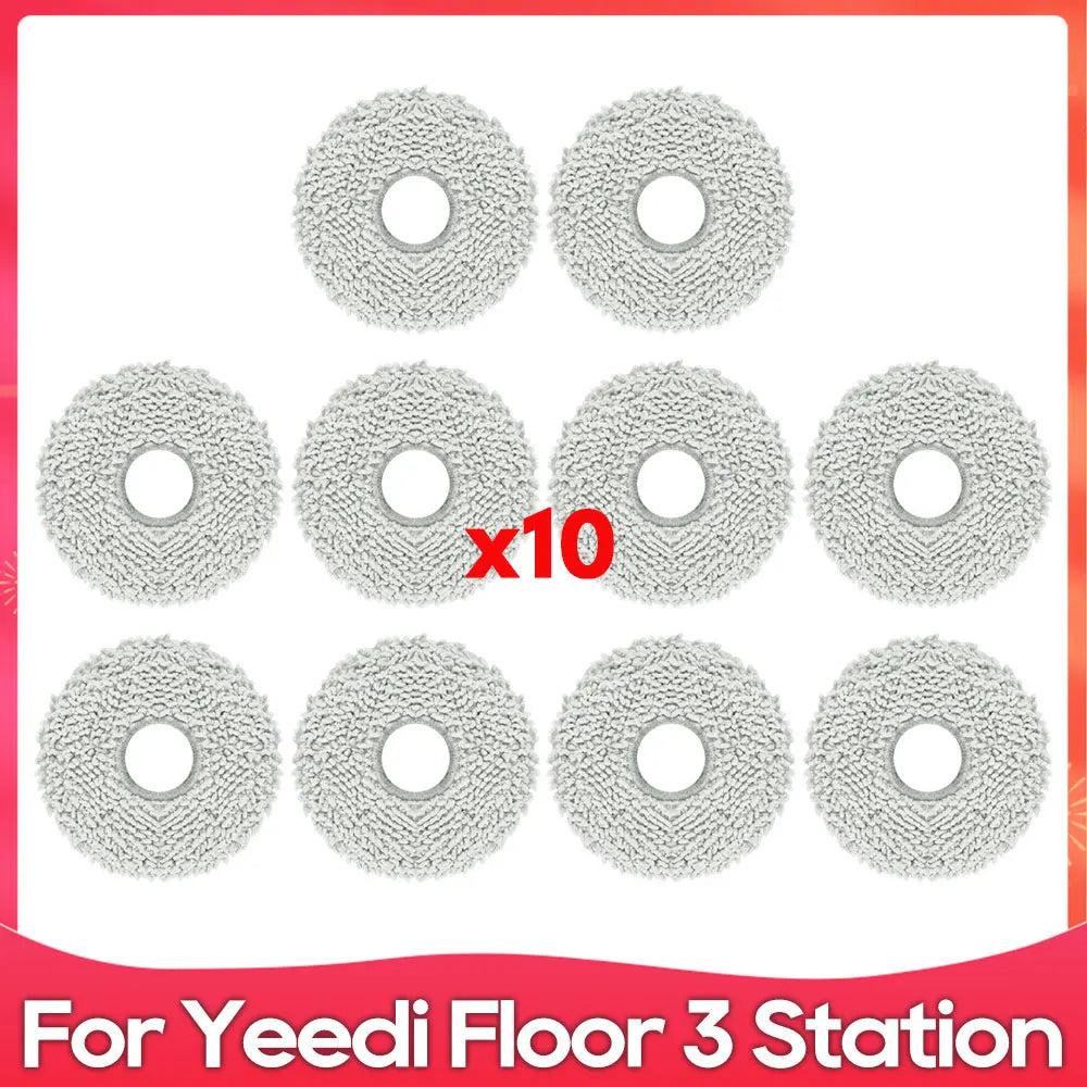 Compatible For ( Yeedi Floor 3 Station ) Robot Vacuum Cleaner Spare Parts Accessories Main Side Brush Mop Rag Cloth